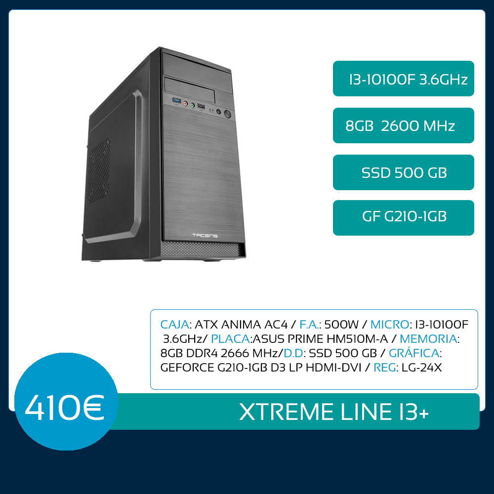 InforPuente- Equipo Nuevo - Xtreme Line I3+